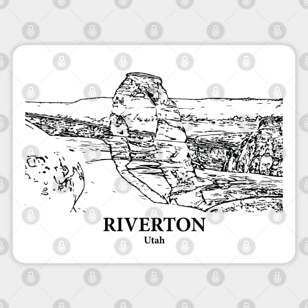 Riverton - Utah Magnet by Lakeric
